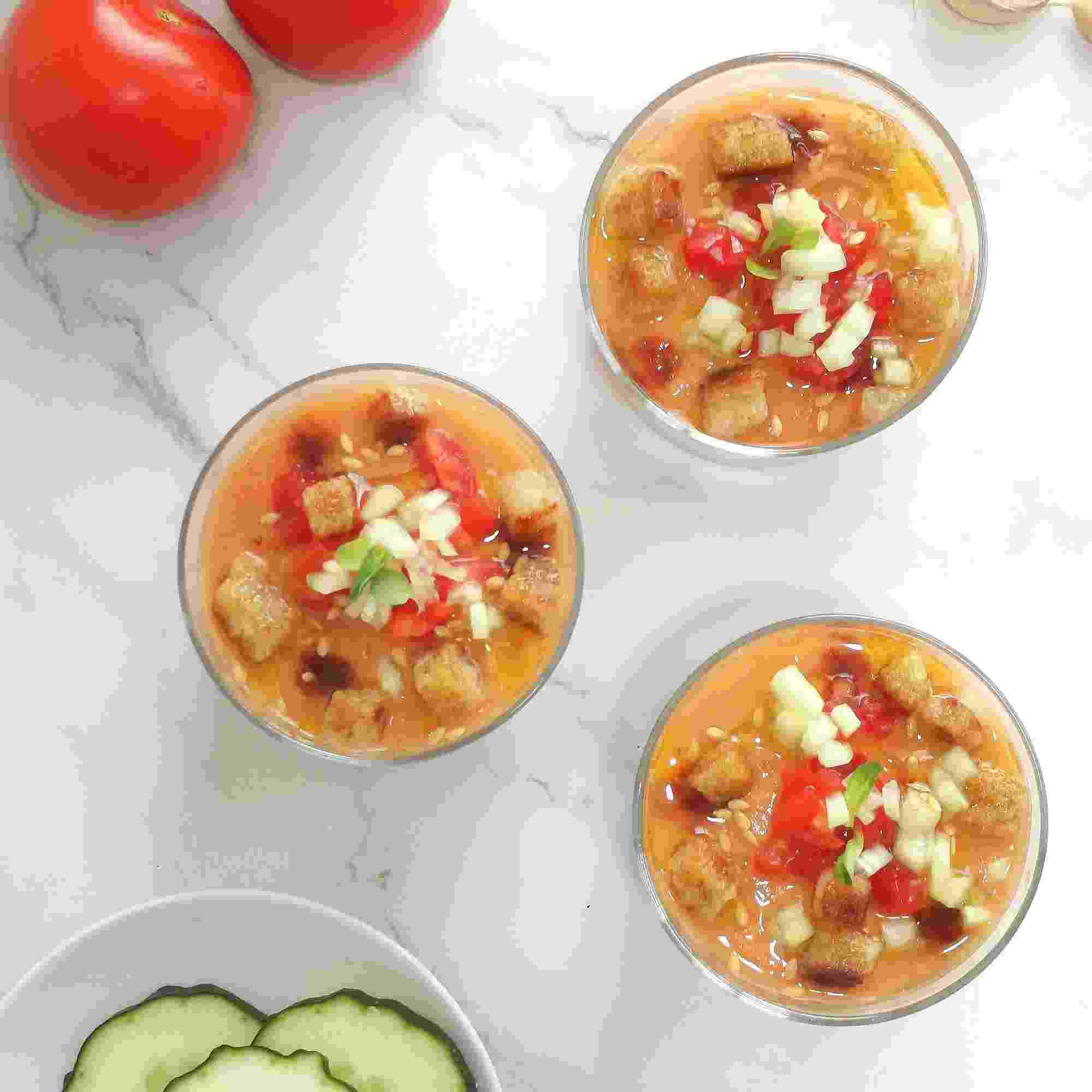 Salmorejo con AOVE Picual Temprano